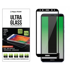 Защитное стекло для Huawei Mate 10 lite (Черное) - Happy Mobile 2.5D Full Screen